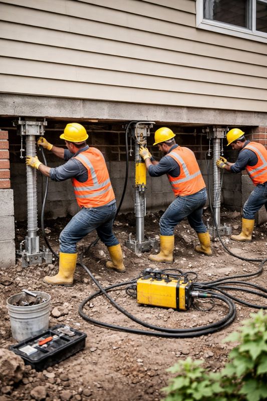 Foundation Stabilizing in Bridgeport, CT