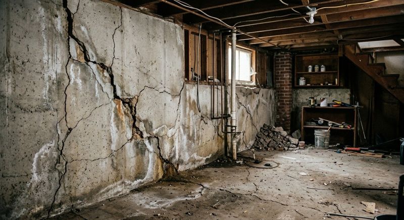 Basement Crack Repair in Trumbull, CT