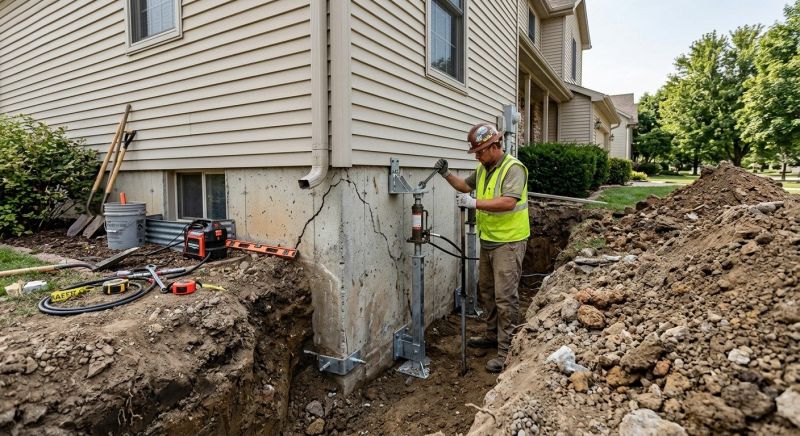 Basement Foundation Repair in Branford, CT