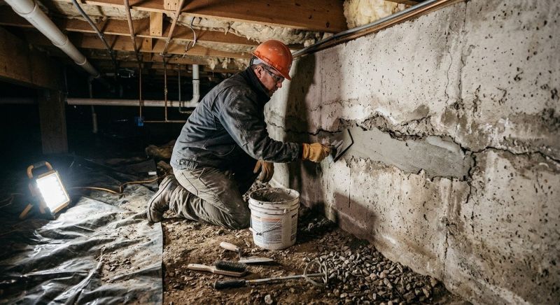 Basement Foundation Repair in Naugatuck, CT