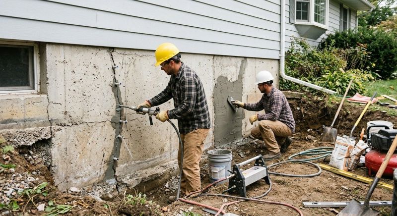 Basement Foundation Repair in Old Greenwich, CT
