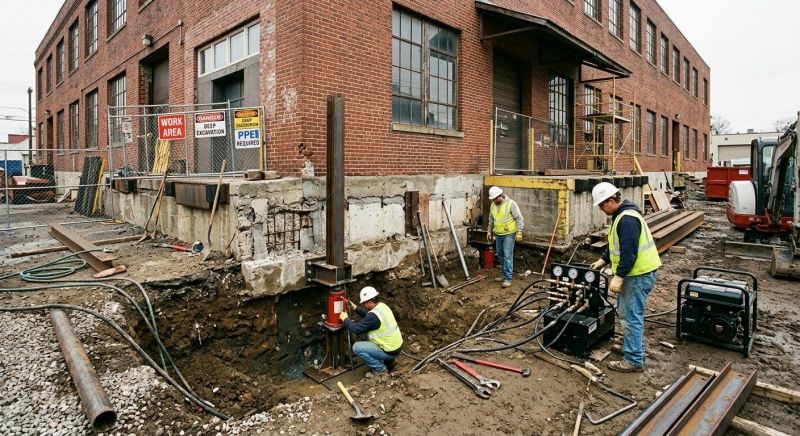 Building Foundation Repair in Trumbull, CT