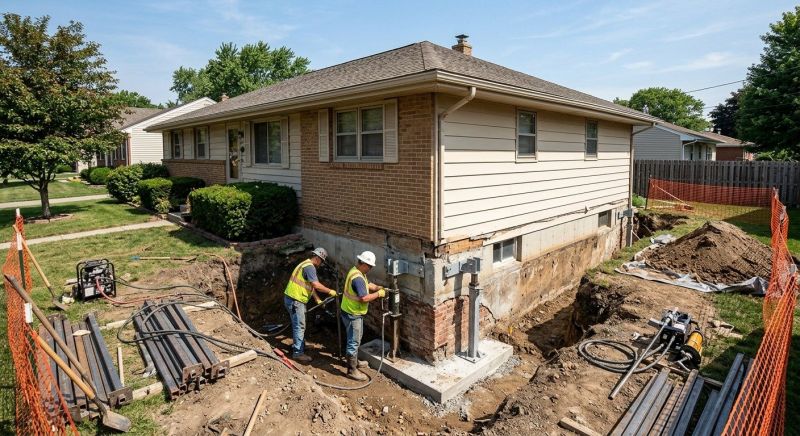 Building Foundation Repair in Northport, NY