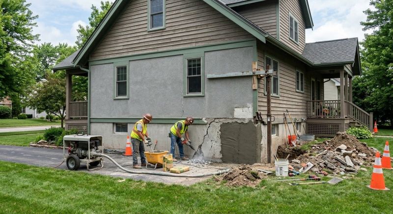 Building Foundation Repair in Shelton, CT