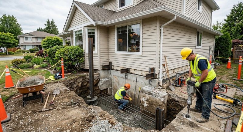 Building Foundation Repair in Woodbury, CT
