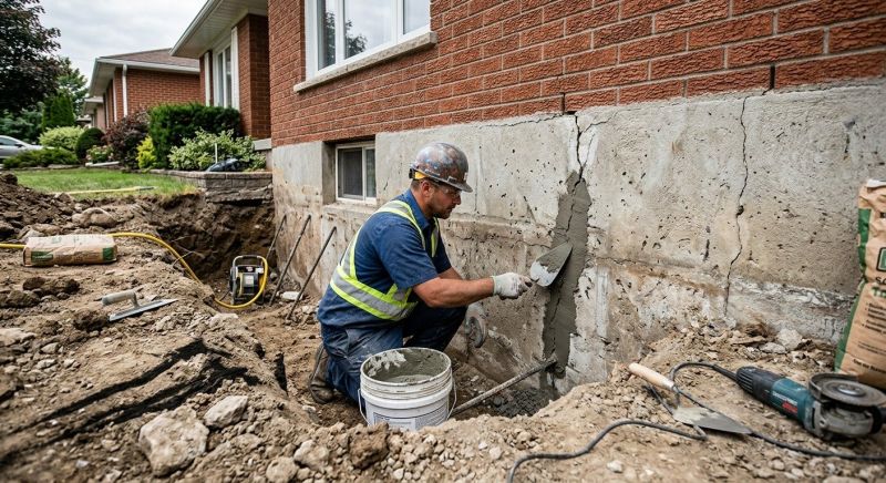 Concrete Foundation Repair in Stamford, CT