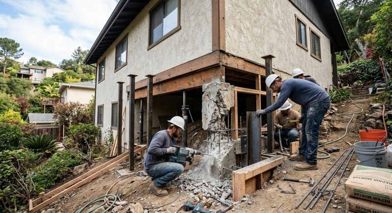 Concrete Foundation Repair in Stony Brook, NY