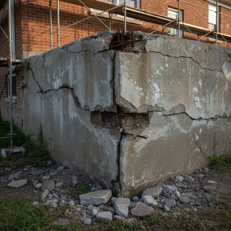 Cracked Foundation Repair in New Canaan, CT