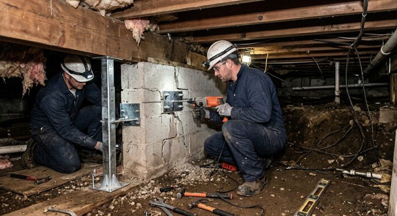 Crawlspace Foundation Repair in Bridgewater, CT