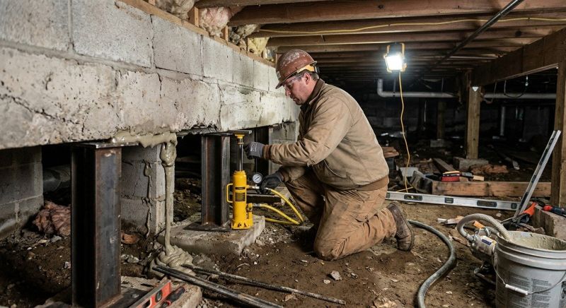 Crawlspace Foundation Repair in Derby, CT