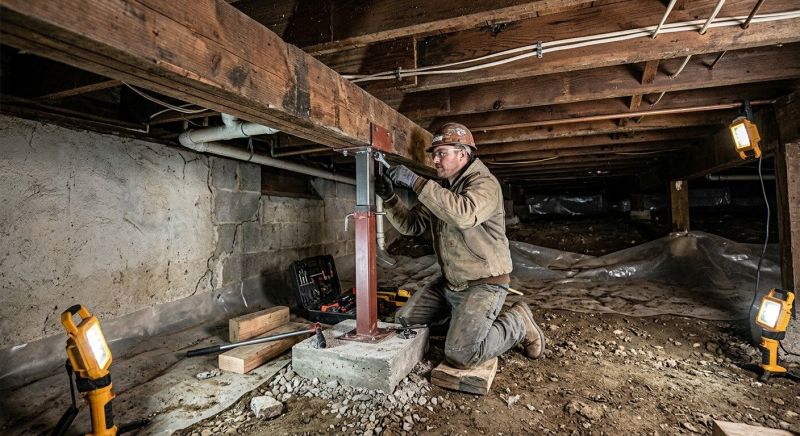 Crawlspace Foundation Repair in Easton, CT