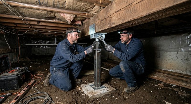 Crawlspace Foundation Repair in Wilton, CT
