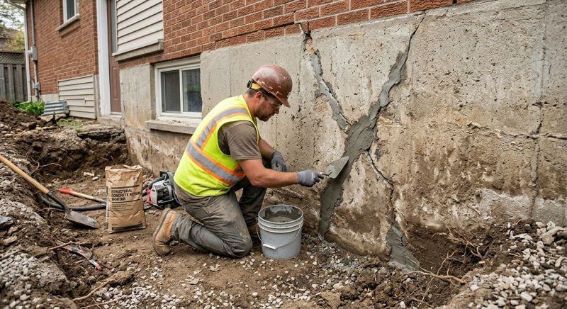 Foundation Crack Repair in Stratford, CT
