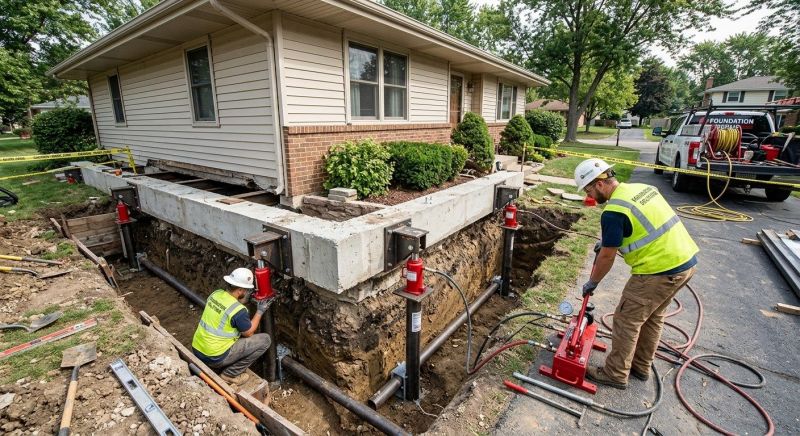Foundation Jacking in Bridgewater, CT