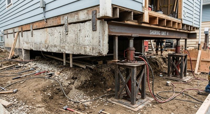 Foundation Jacking in Old Greenwich, CT
