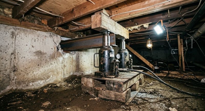 Foundation Jacking in Old Greenwich, CT