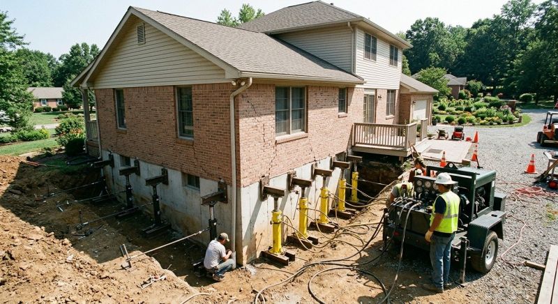 Foundation Jacking in Oxford, CT
