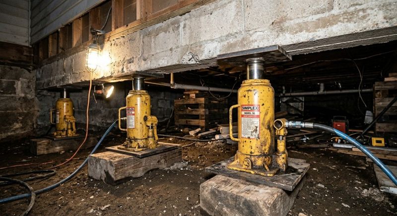 Foundation Jacking in Redding, CT