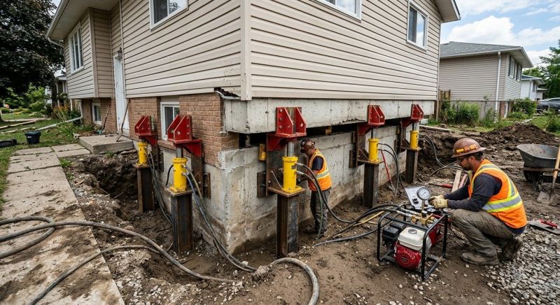 Foundation Lifting in Westport, CT