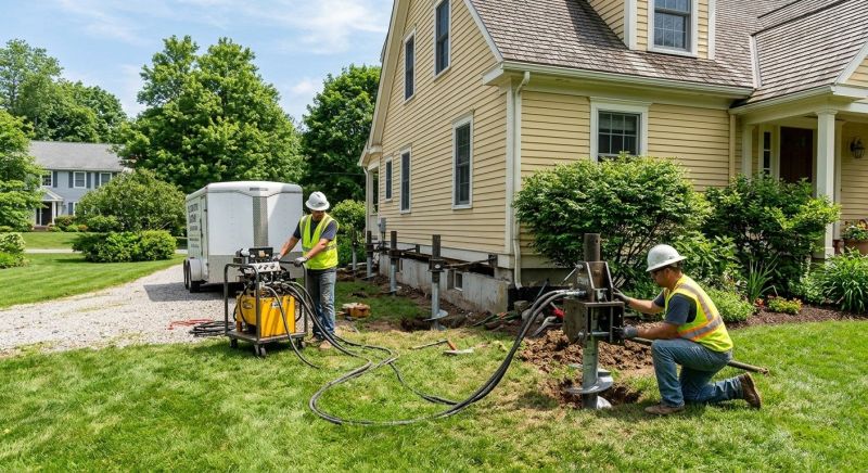 Foundation Lifting in Wilton, CT