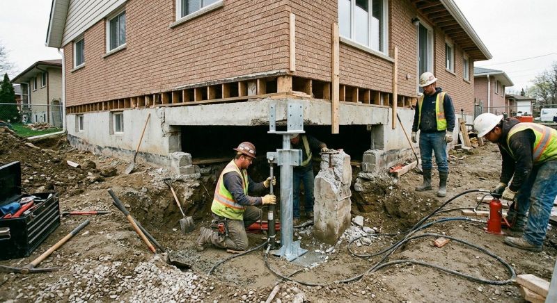 Foundation Pier Repair in Trumbull, CT