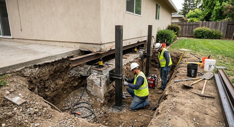 Foundation Pier Repair in Trumbull, CT