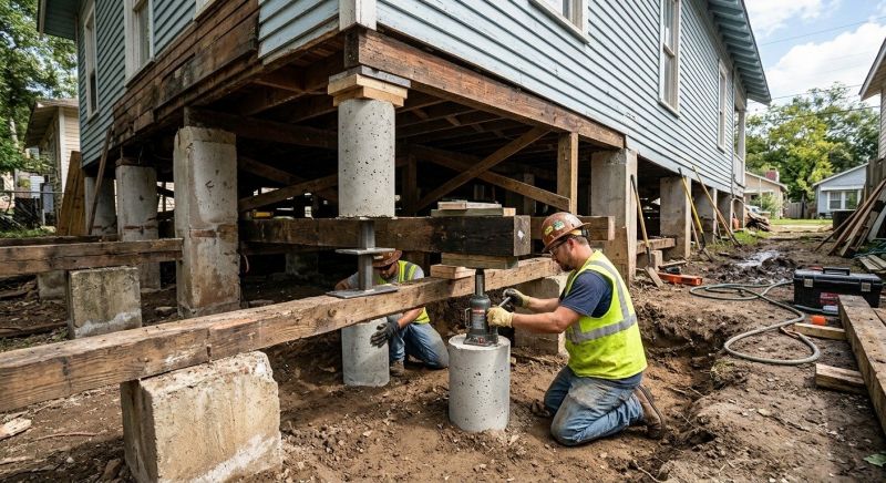 Foundation Pier Repair in Trumbull, CT