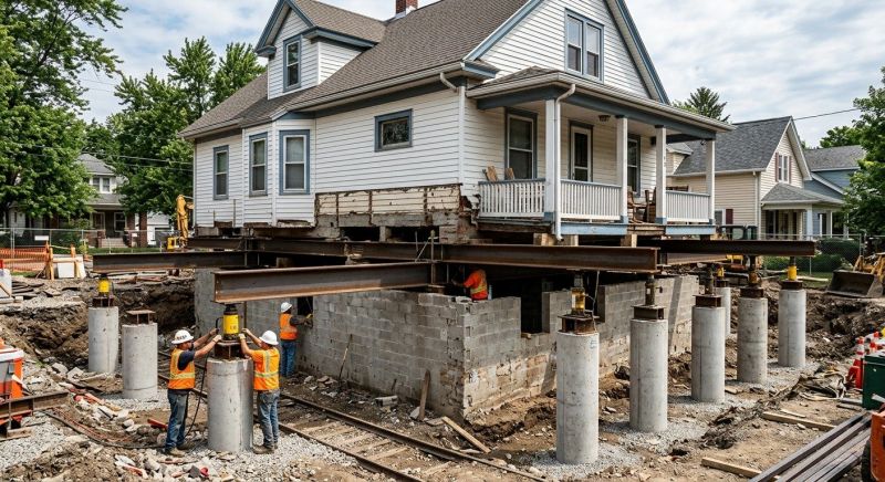 Foundation Raising in Oakville, CT