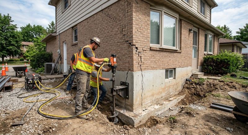 Foundation Raising in Woodbridge, CT