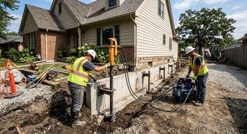 Foundation Stabilizing in Trumbull, CT