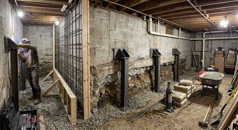 Foundation Strengthening in Trumbull, CT