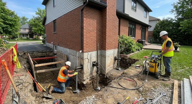Foundation Underpinning in Trumbull, CT