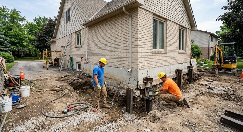 Helical Pile Installation in Trumbull, CT