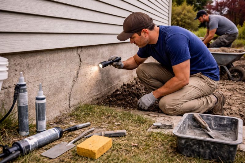 Home Foundation Repair in Oxford, CT