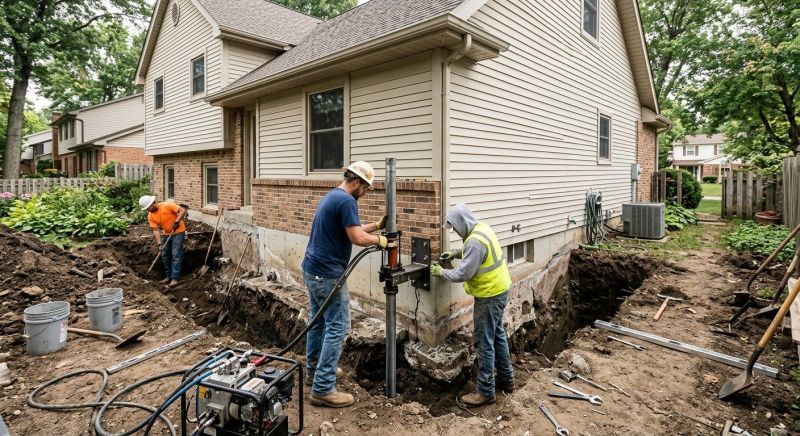 House Foundation Repair in Ridgefield, CT