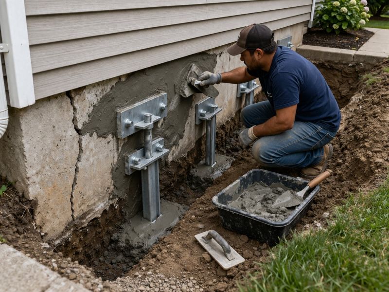 House Foundation Repair in West Haven, CT