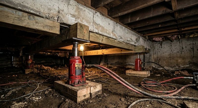 House Leveling in North Branford, CT