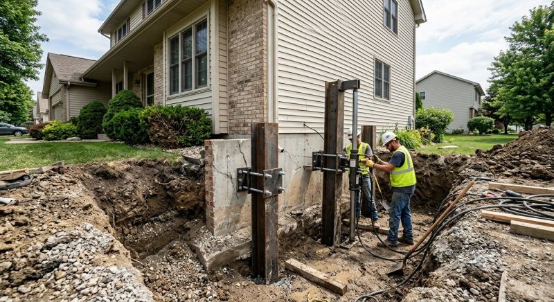 House Underpinning in Trumbull, CT