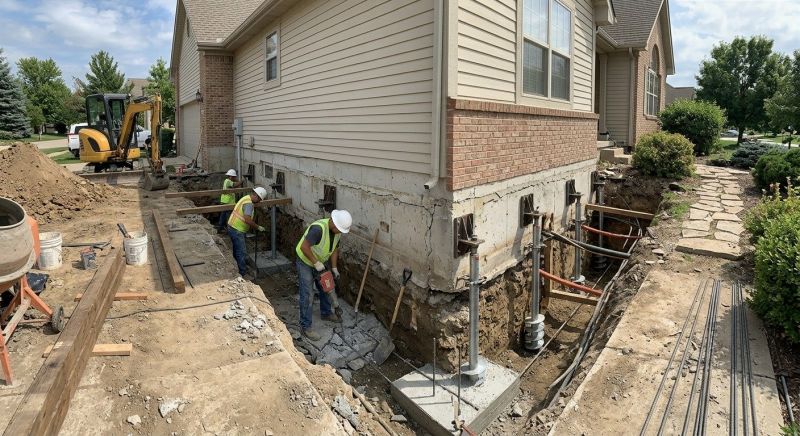 House Underpinning in Trumbull, CT