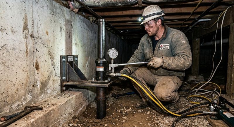 Settling Foundation Service in Naugatuck, CT
