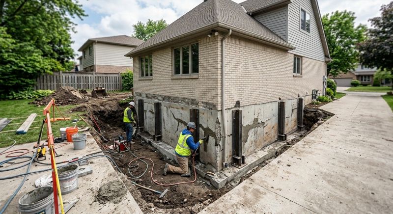 Sinking Foundation Repair in Bridgewater, CT