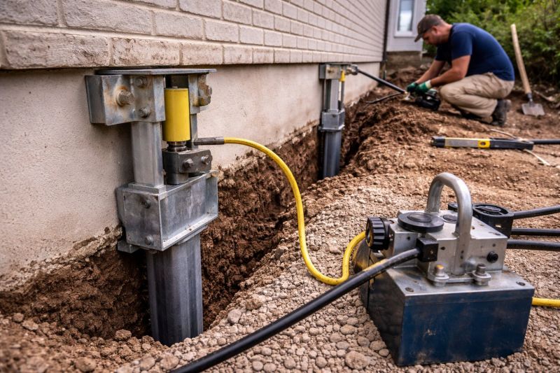 Sinking Foundation Repair in Trumbull, CT
