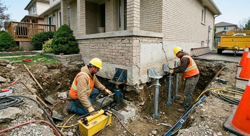 Structural Foundation Repair in Woodbury, CT