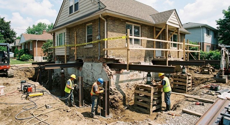 Structural Underpinning in Trumbull, CT