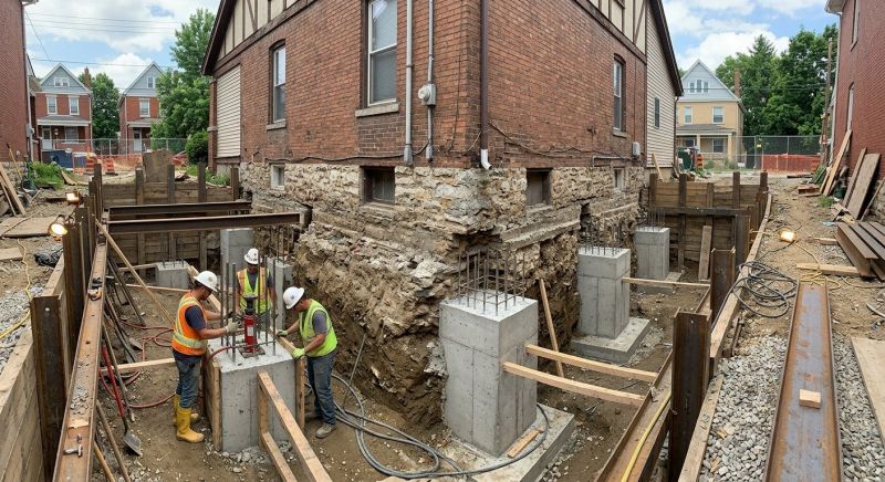 Structural Underpinning in Trumbull, CT