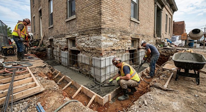 Underpinning Repair in Trumbull, CT
